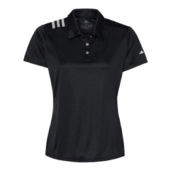 Adidas A325 Women's 3-Stripes Shoulder Polo | ApparelChoice.ca