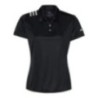 Adidas A325 Women's 3-Stripes Shoulder Polo | ApparelChoice.ca
